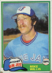1981 Topps Baseball Cards      324     Mike Willis